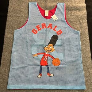 HEY ARNOLD! Gerald Reversible Tank Top Jersey NWT